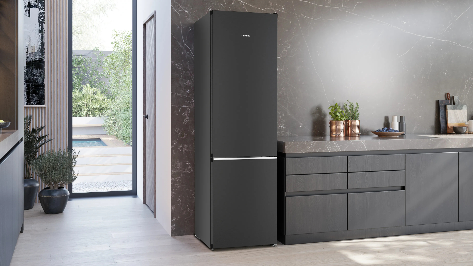 SIEMENS iQ500 vrijstaande koel-/vriescombinatie - 203cm - KG39N4X1F