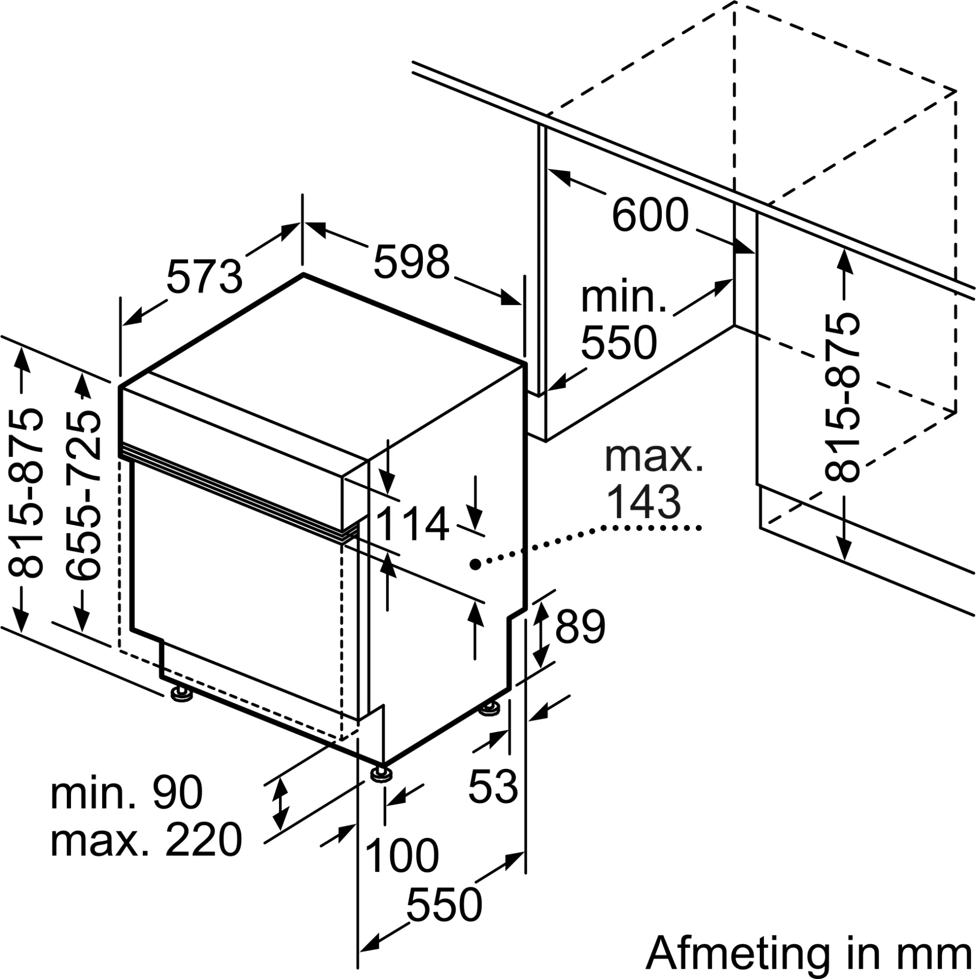 BOSCH Serie 2 Geïntegreerde vaatwasser (met zichtbaar bedieningspaneel) - SMI2ITS67E