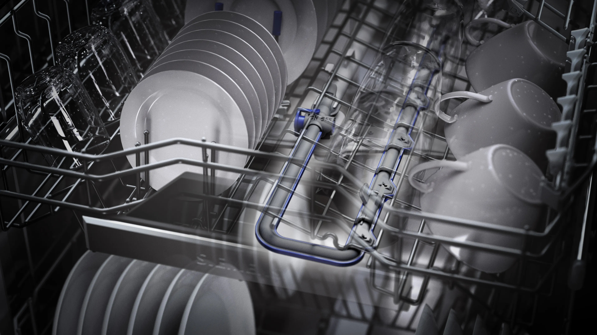 SIEMENS iQ500 vrijstaande vaatwasser - SN25EC13CE
