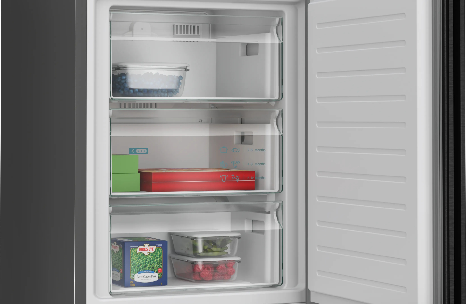 SIEMENS iQ500 vrijstaande koel-/vriescombinatie - 203cm - KG39N4X1F
