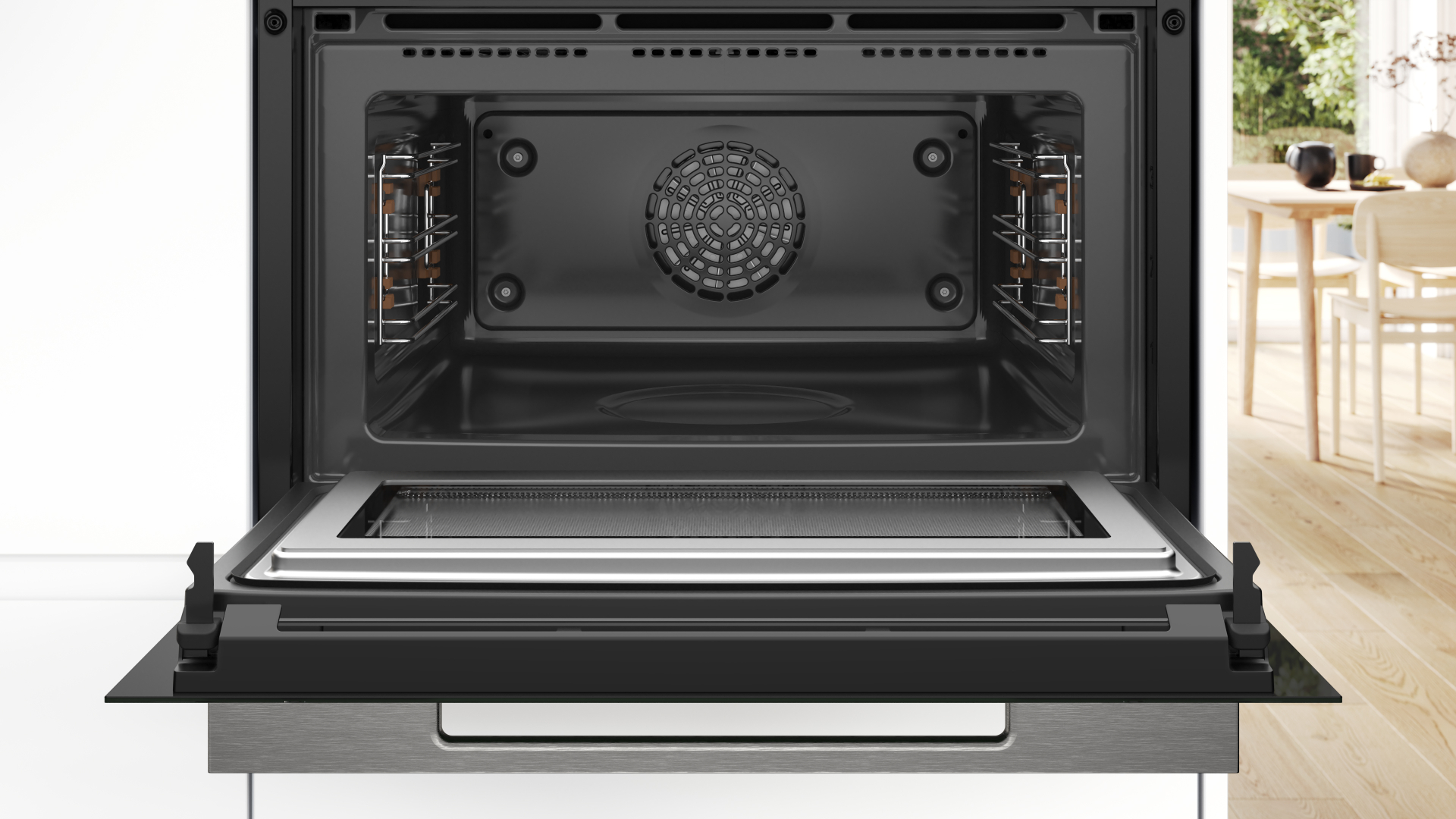 BOSCH SERIE 8 multifunctionele oven met microgolfoven - 45cm - CMG7761B1
