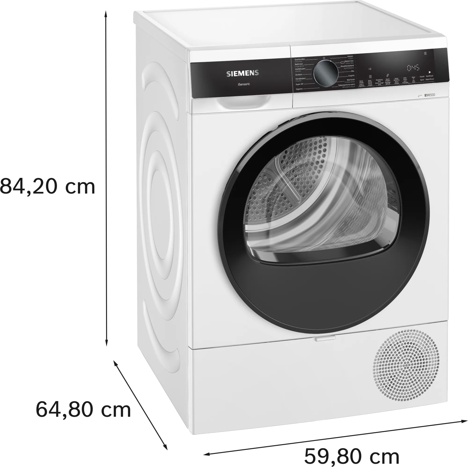 SIEMENS iQ500 Droogkast 8 kg - WQ33G2DLFG