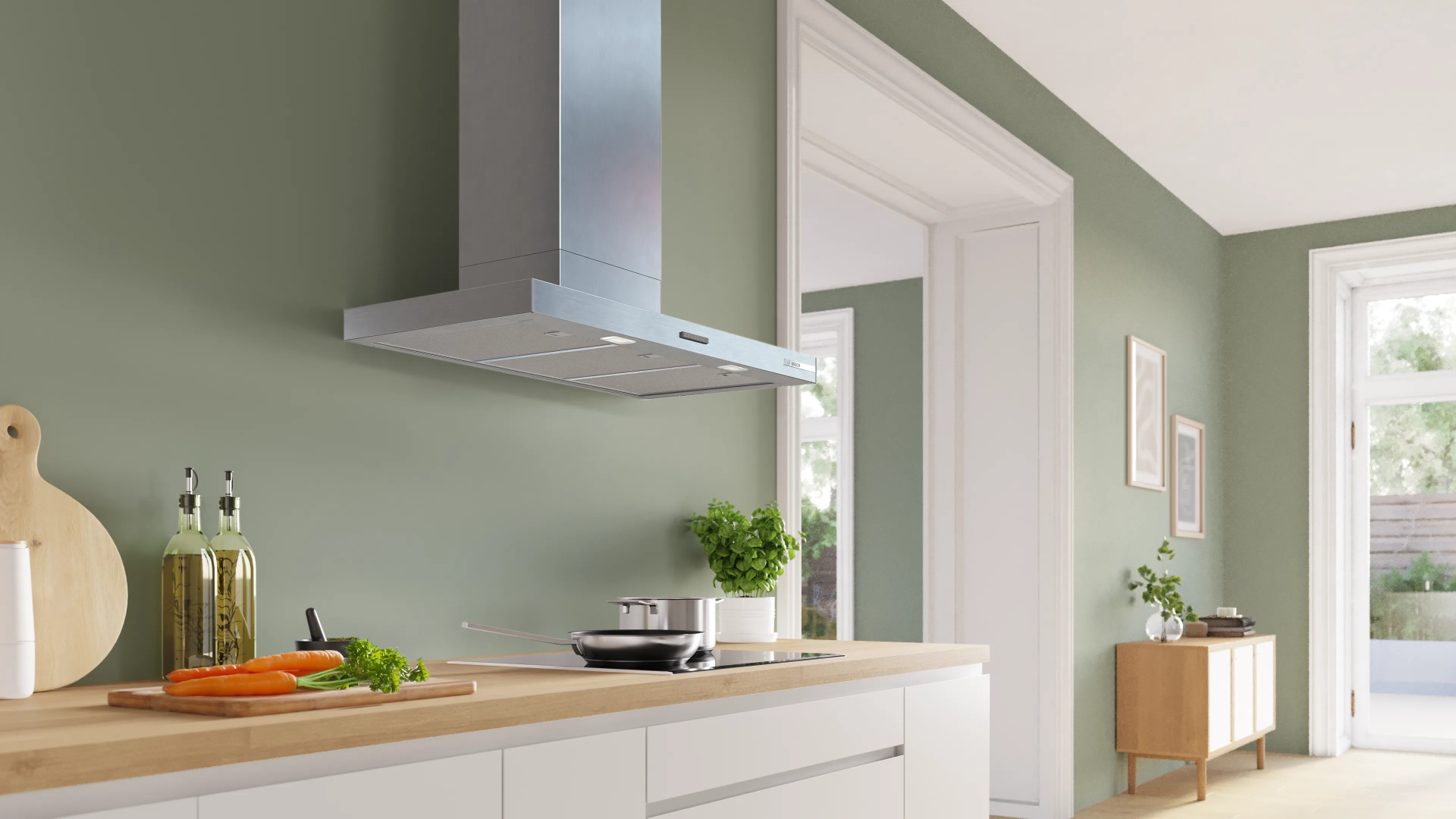 BOSCH SERIE 2 wandschouwdampkap - 90cm - DWB93BC30
