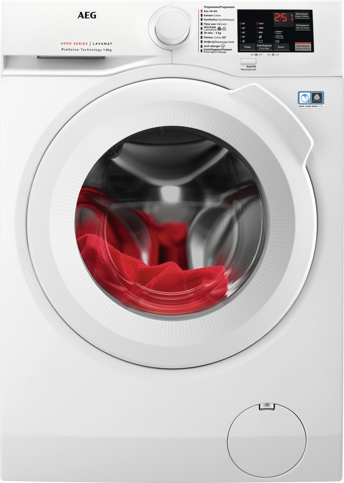 AEG 6000 wasmachine - LF62R840