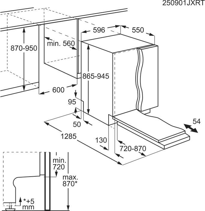 AEG 8000 Volledig geïntegreerde vaatwasser - GI8700A2PN