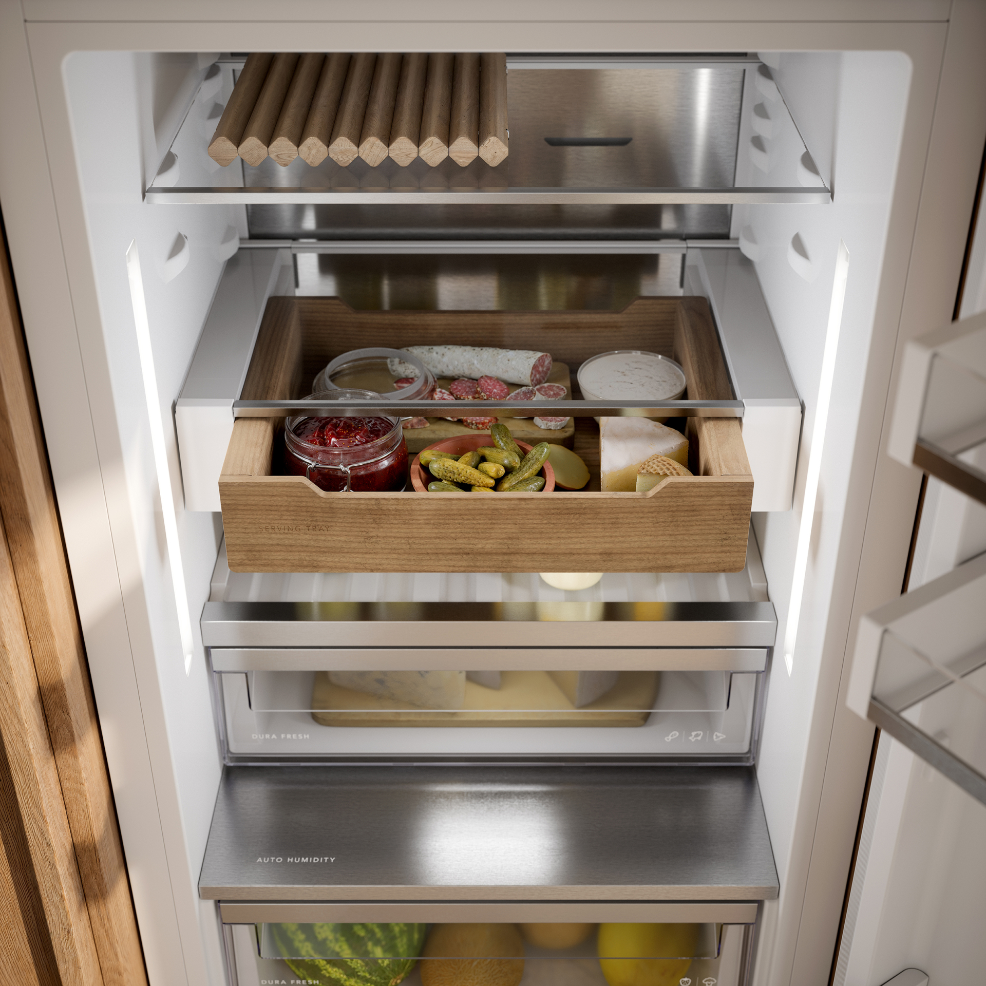 ATAG Inbouw koel-vriescombinatie 371 l met 0°c-zone - KSC9194NDXL