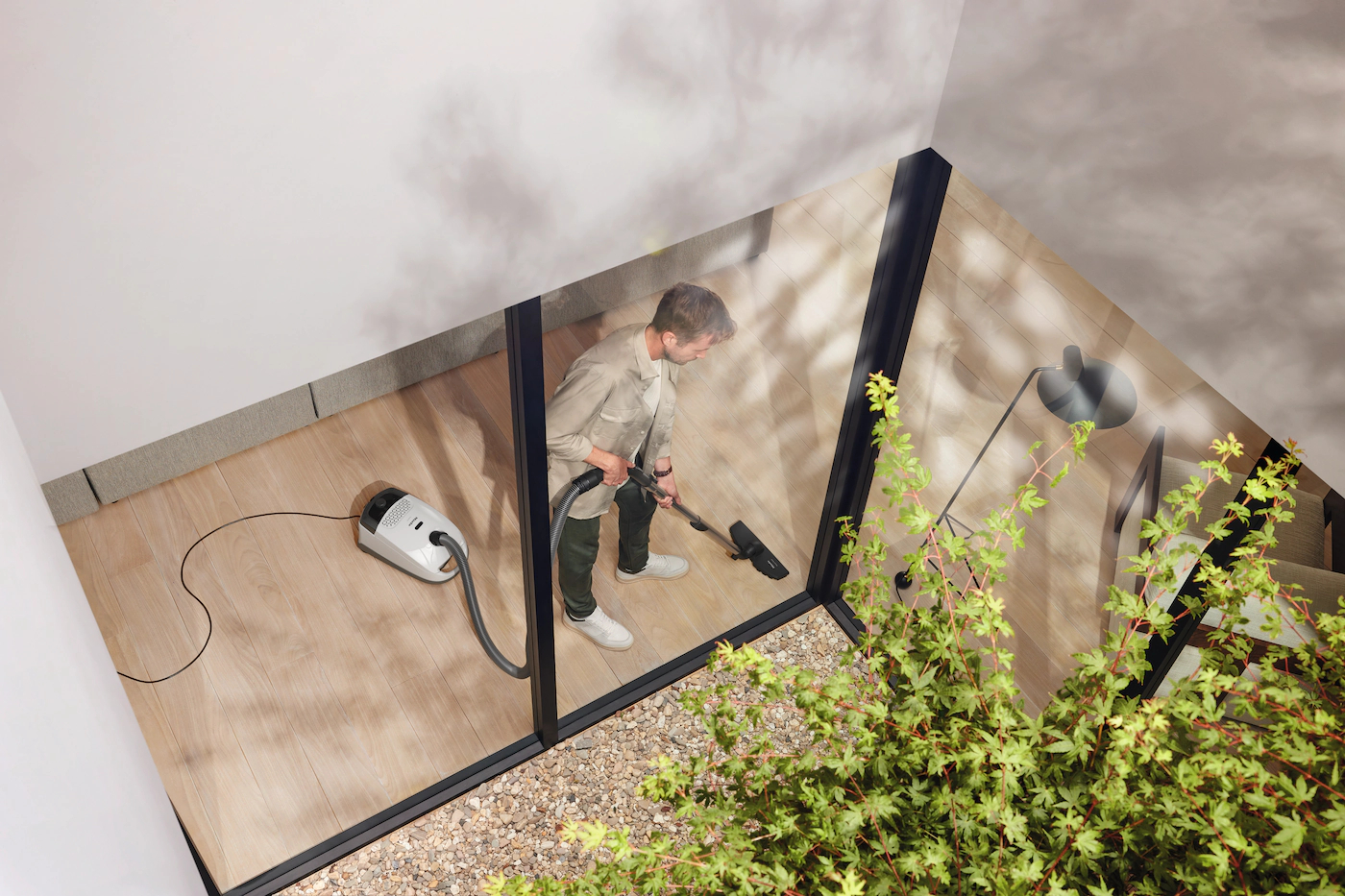 MIELE GUARD stofzuiger met zak - GUARDS1PARQUETFLEXBRILLIANTWHITECE
