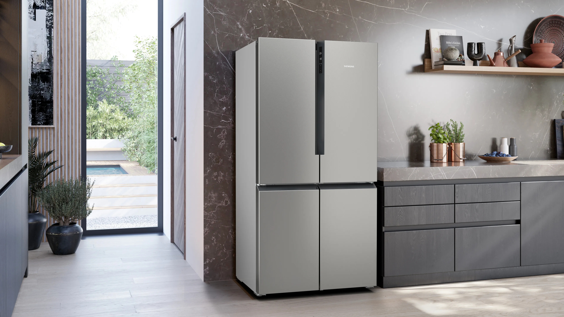 SIEMENS IQ300 side-by-side - 183cm - KF96NVPEA