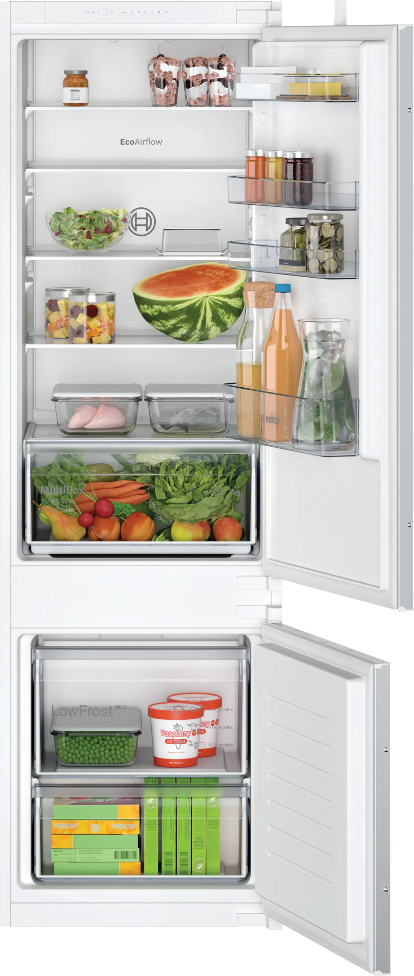 BOSCH SERIE 2 koel-/vriescombinatie - 178cm - KIV875SE0