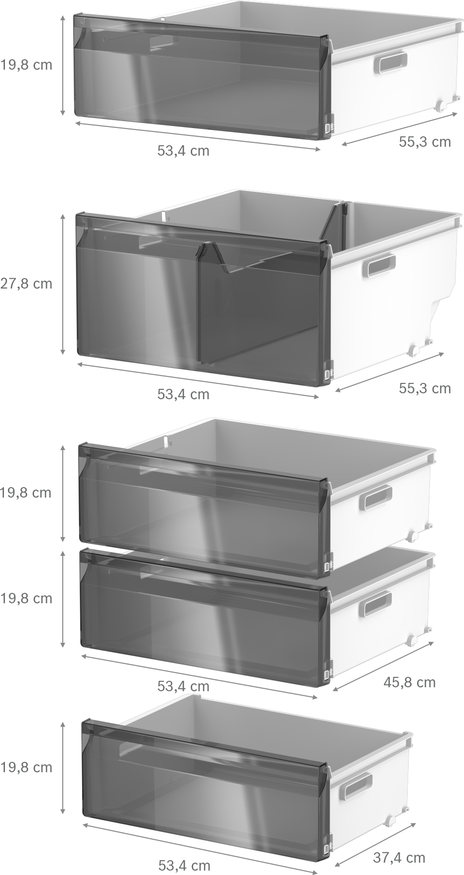 SIEMENS iQ300 Vrijstaande vriezer wit 395 l - GS51NEWCM