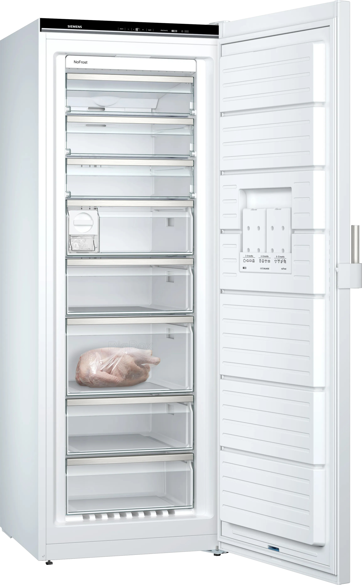 SIEMENS IQ500 Vrijstaande vriezer wit 366 l - GS58NEWCV