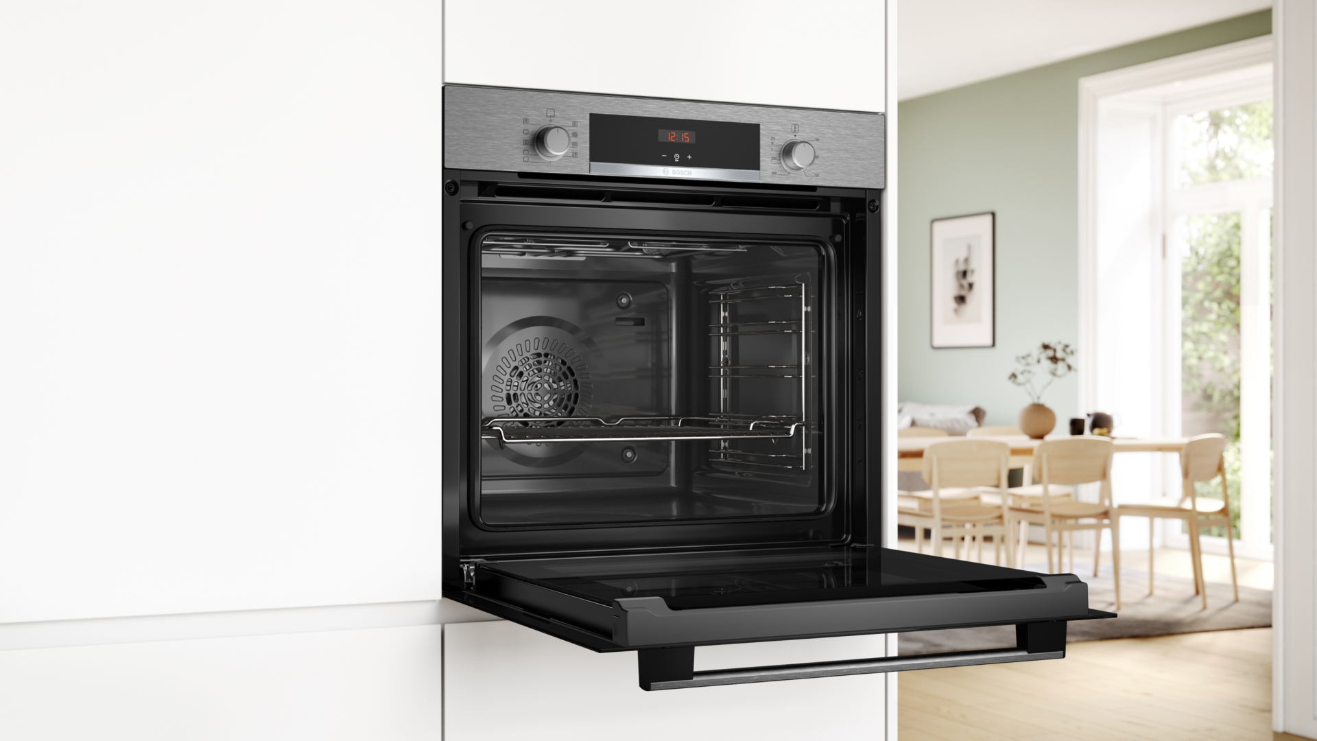 BOSCH SERIE 4 multifunctionele oven - 60cm - HBA514BS3