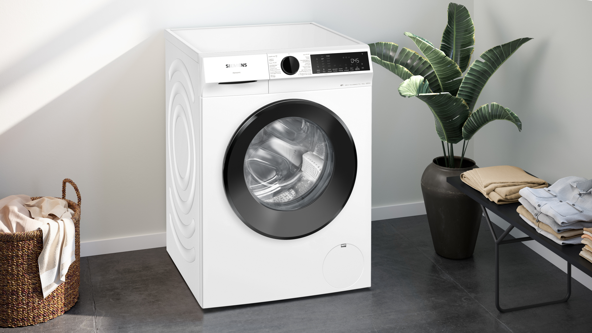 SIEMENS IQ500 Wasmachine 10 kg met stoom - WG54J202FG