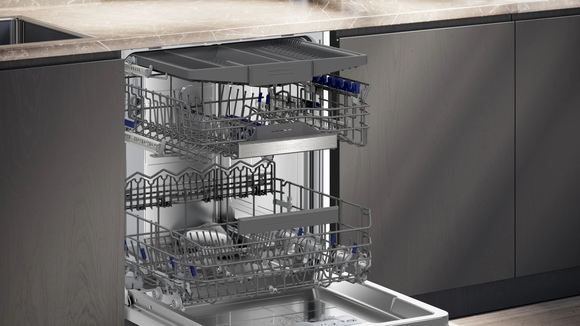 SIEMENS iQ500 Volledig geïntegreerde vaatwasser - SN75ZX17CE