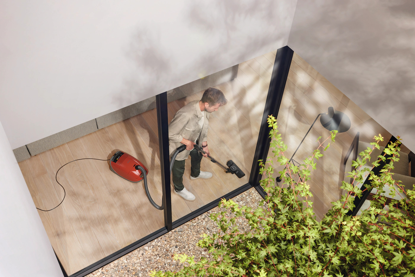 MIELE GUARD stofzuiger met zak - GUARDM1TERRAREDCE
