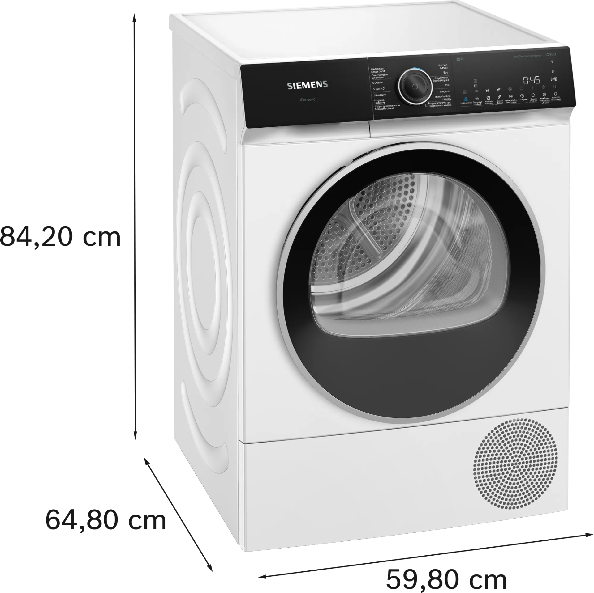 SIEMENS IQ500 droogkast - warmtepomp - WQ46H2DEFG
