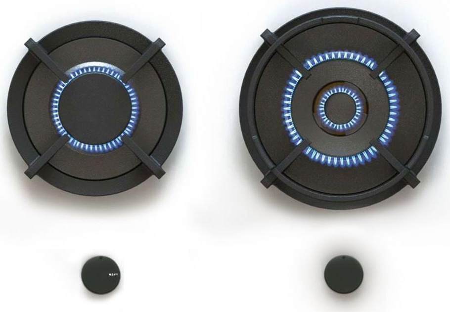 NOVY gaskookplaat - domino - 56080