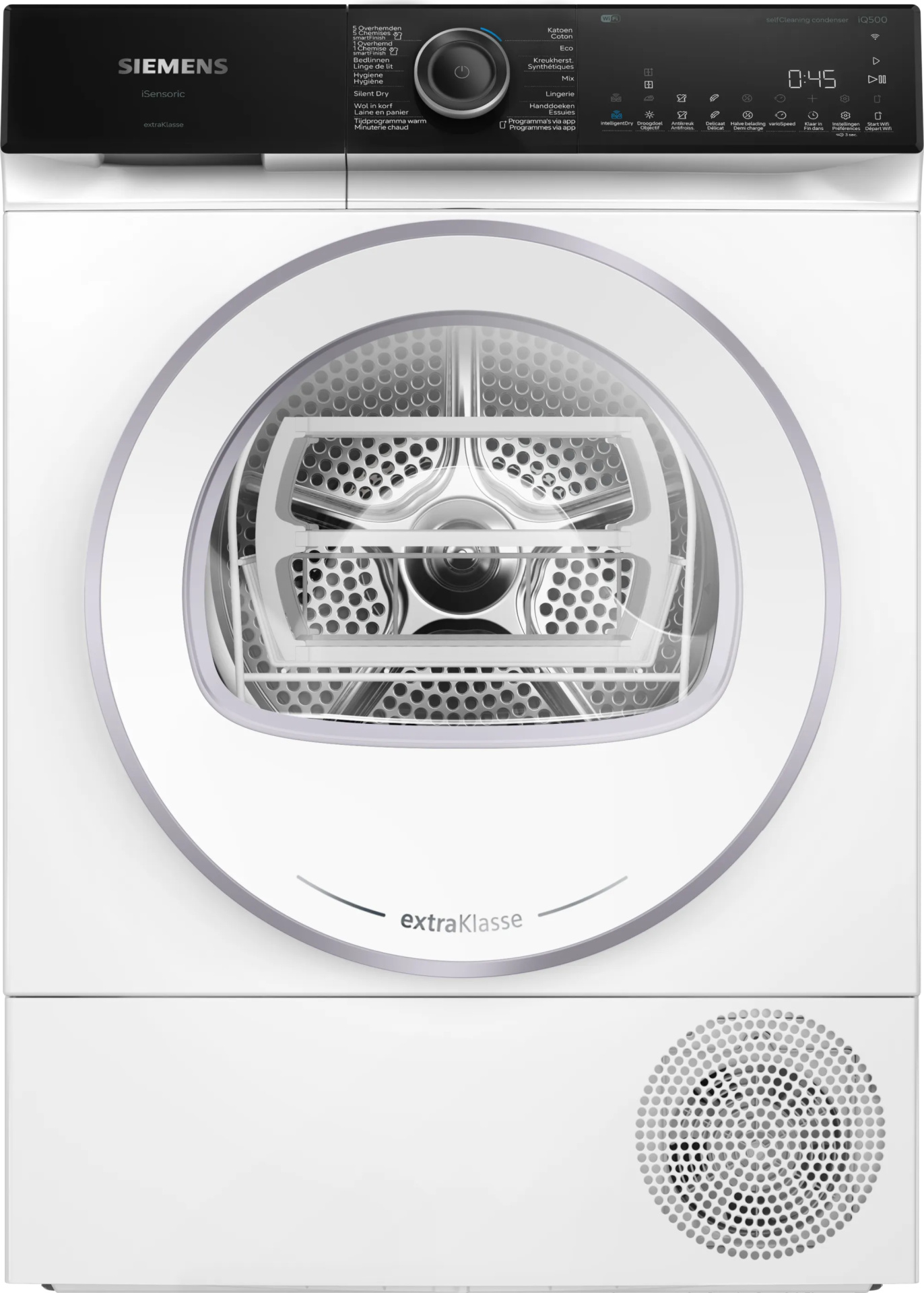 SIEMENS iQ500 Droogkast 9 kg met stoom - WQ46H2CSFG