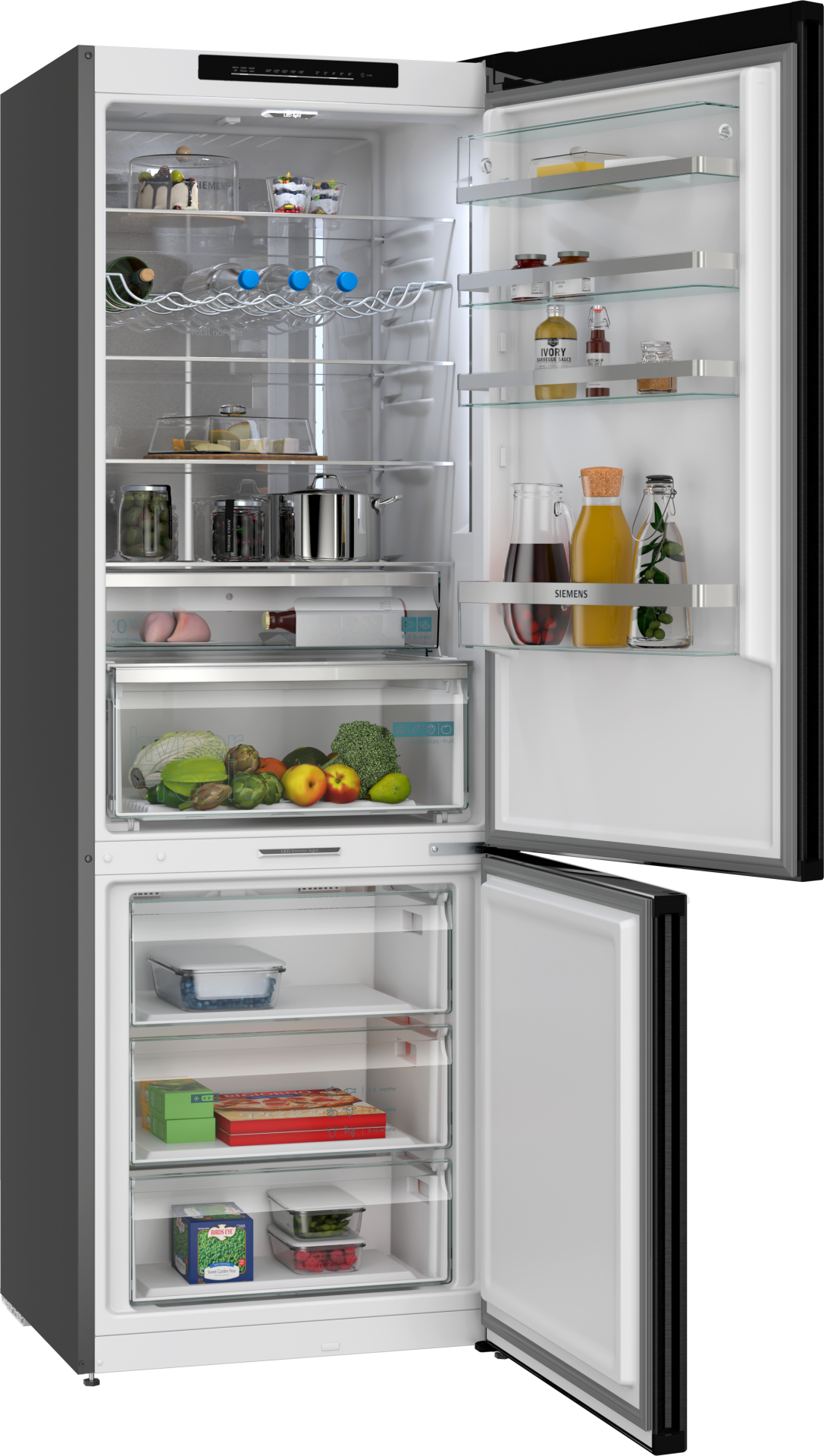 SIEMENS iQ500 Vrijstaande koel-vriescombinatie 440 l met 0°c-zone - KG49N4XAF