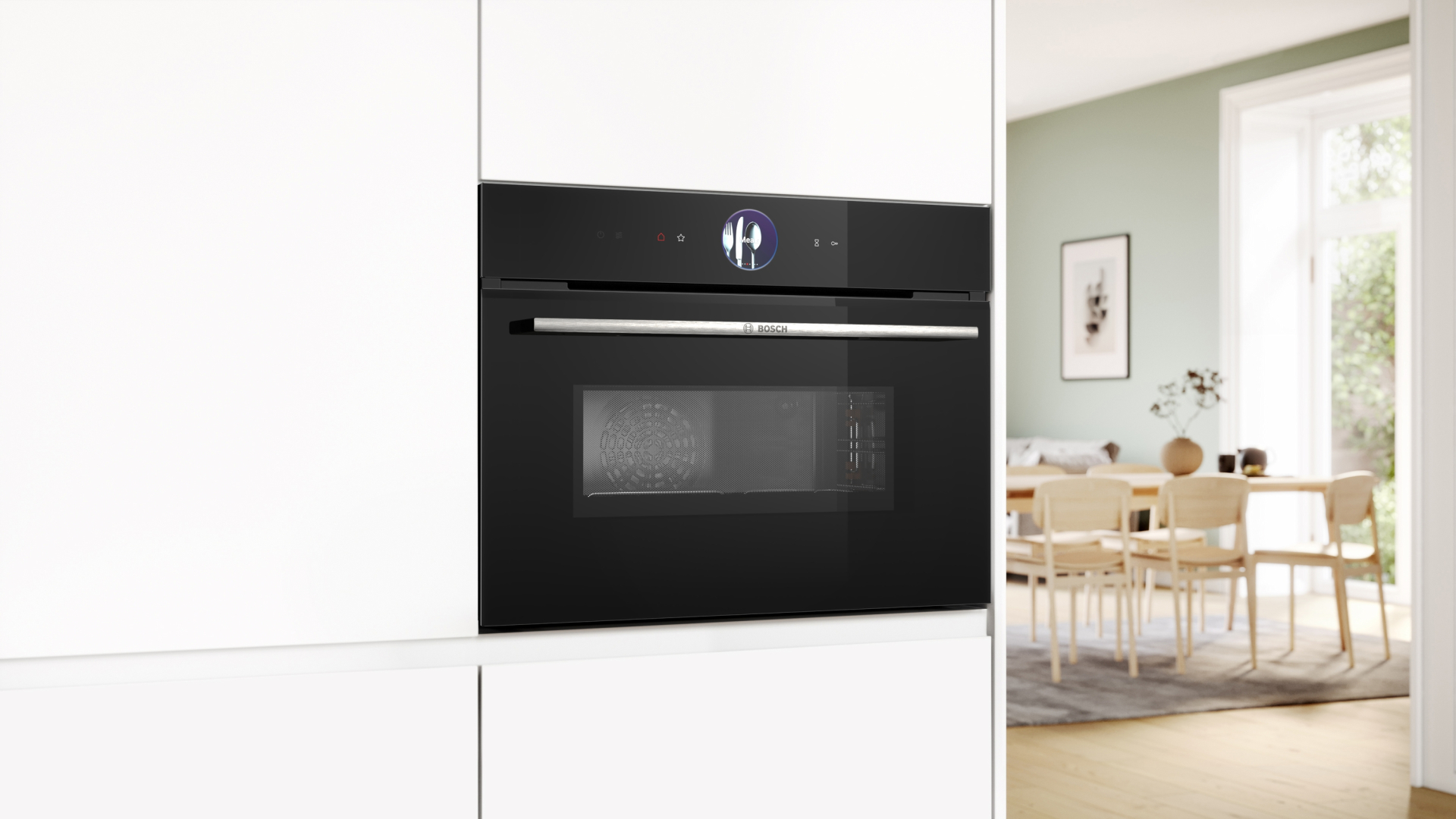 BOSCH SERIE 8 multifunctionele oven met microgolfoven - 45cm - CMG7761B1