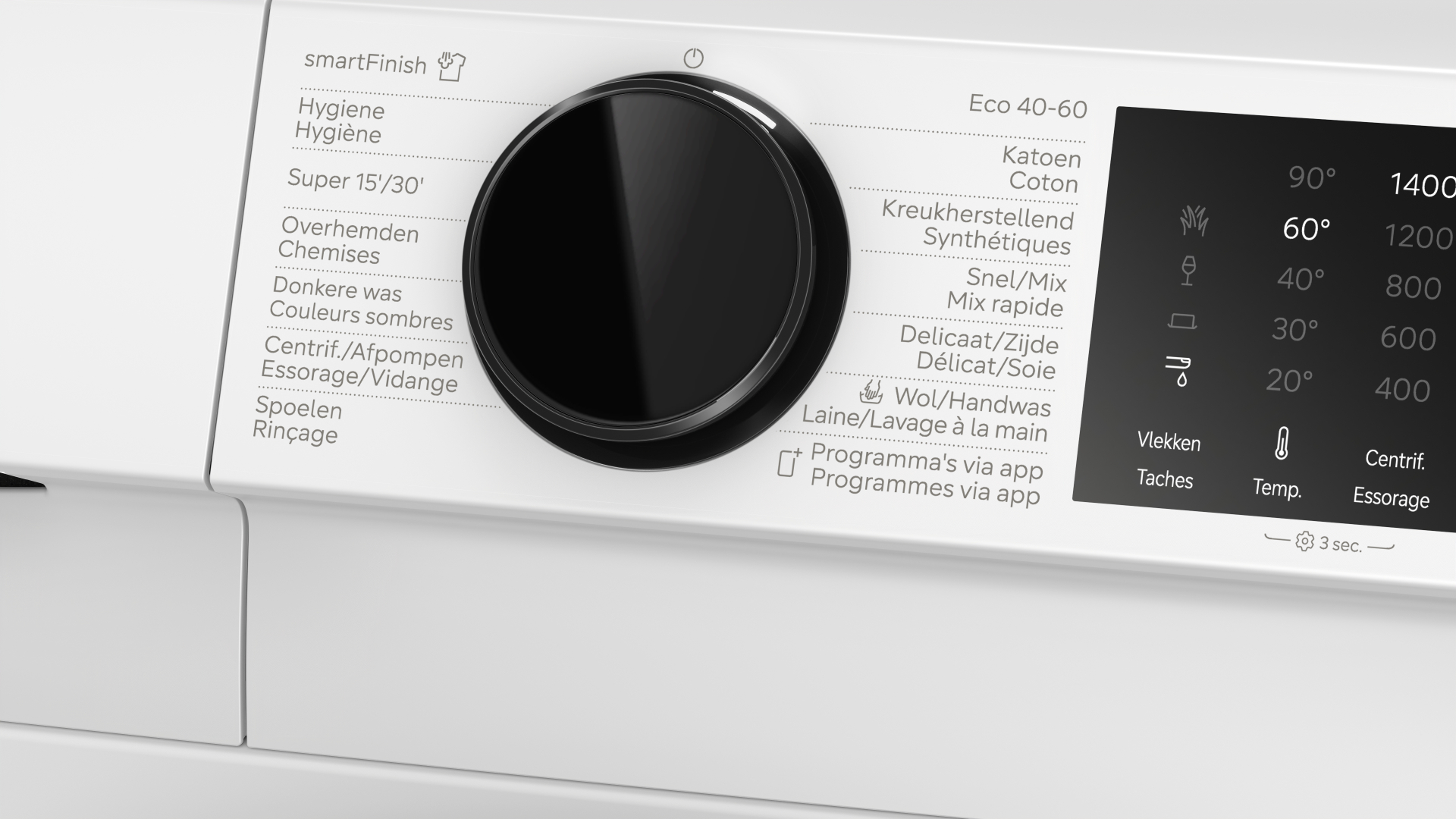 SIEMENS IQ500 Wasmachine 10 kg met stoom - WG54J202FG