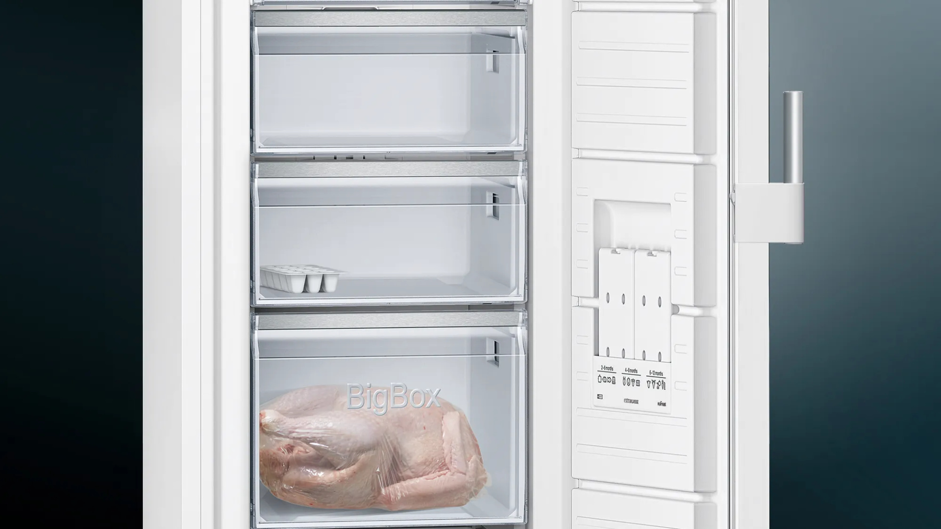 SIEMENS IQ300 Vrijstaande vriezer wit 200 l - GS29NEWEV
