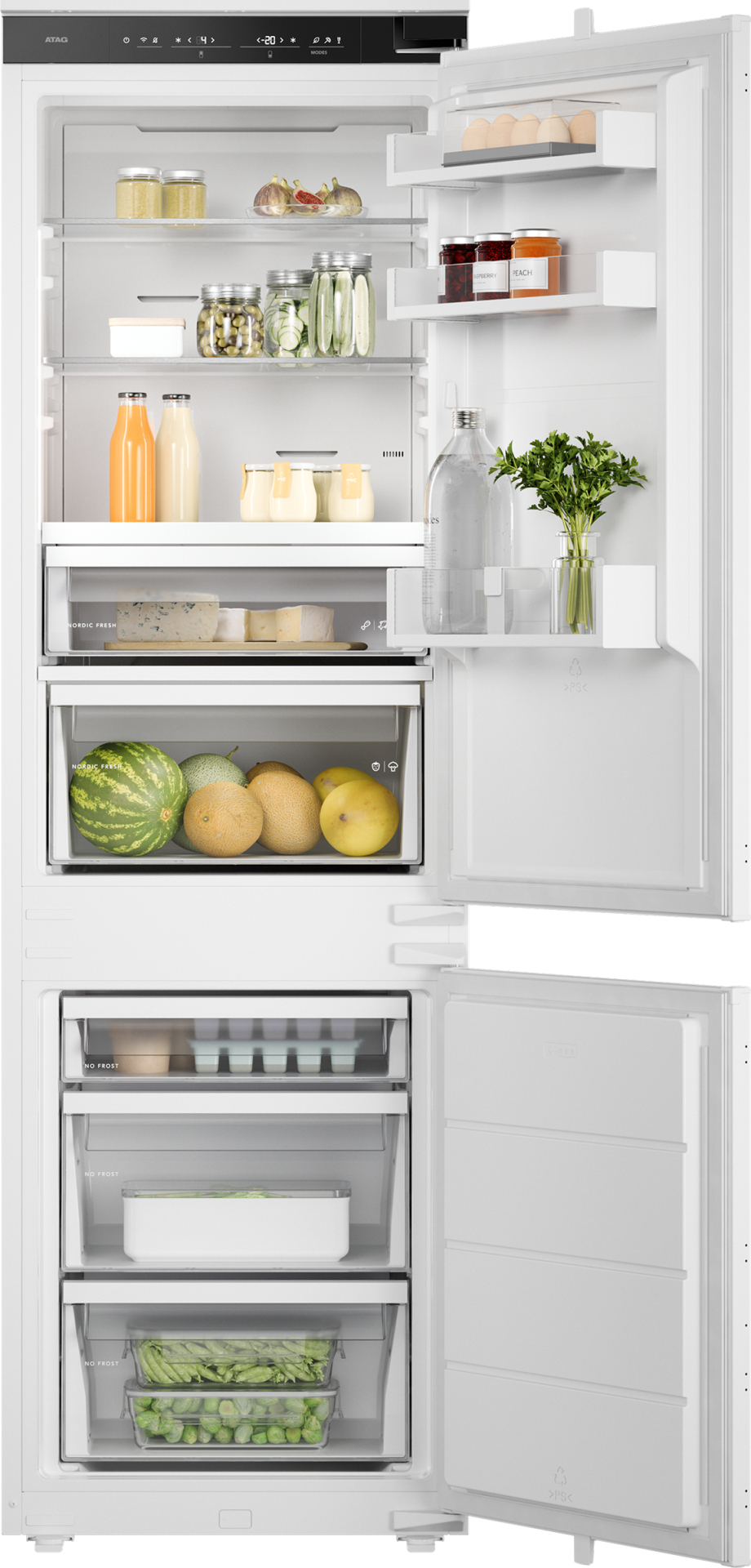 ATAG Inbouw koel-vriescombinatie - KSC8178ND