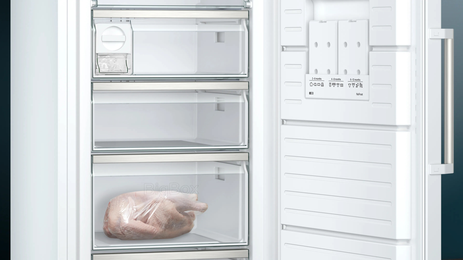 SIEMENS IQ500 vrijstaande vriezer - 191cm - GS58NAWDV
