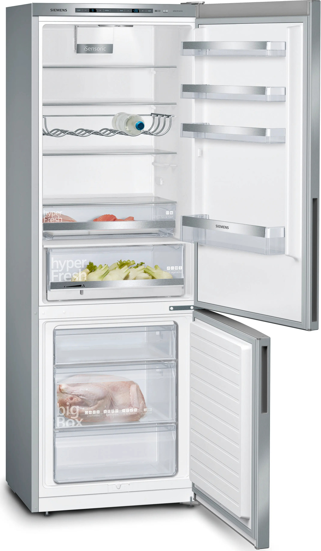 SIEMENS IQ500 vrijstaande koel-/vriescombinatie - 201cm - KG49EAICA