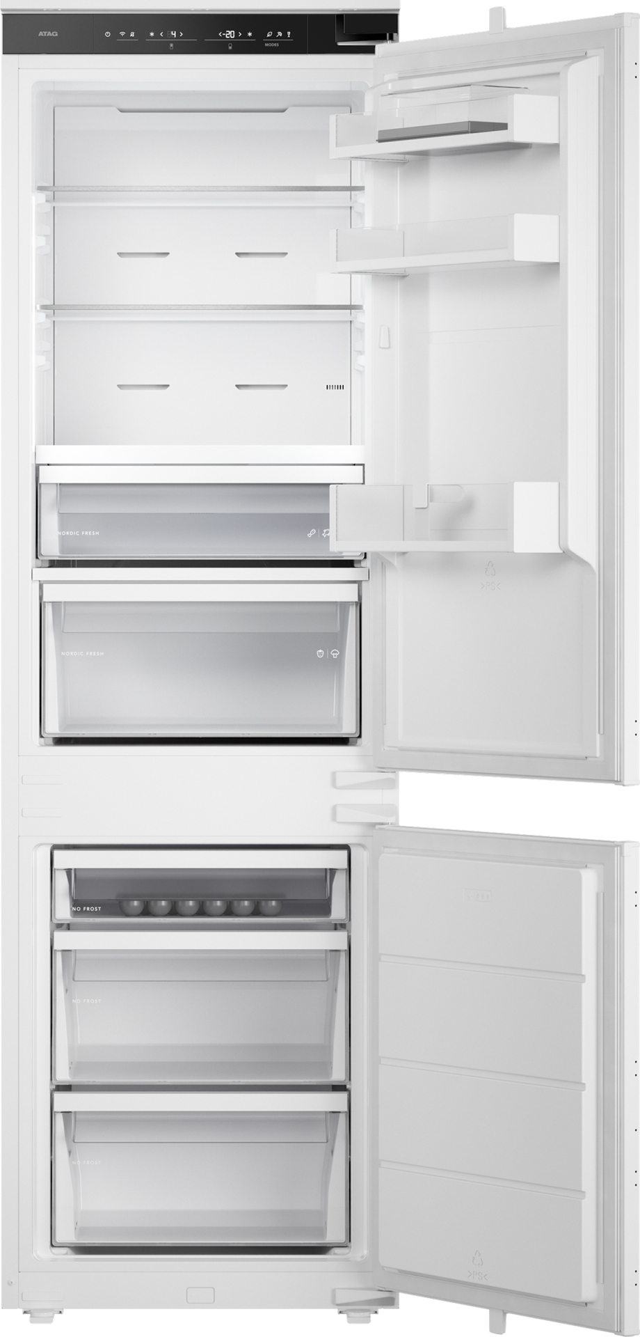 ATAG Inbouw koel-vriescombinatie - KSC8178ND