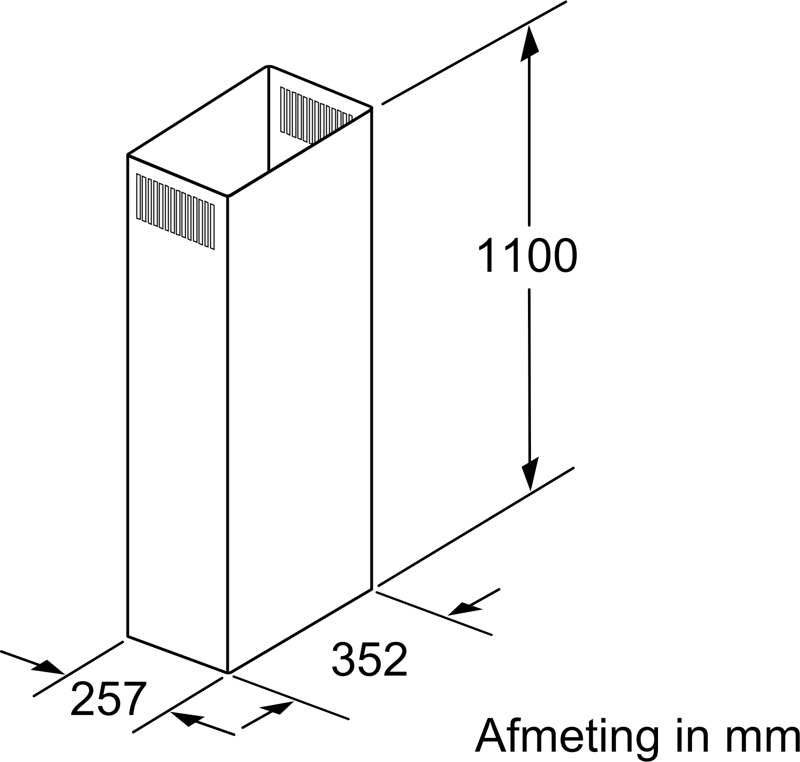 SIEMENS schouwverlenging - LZ12285