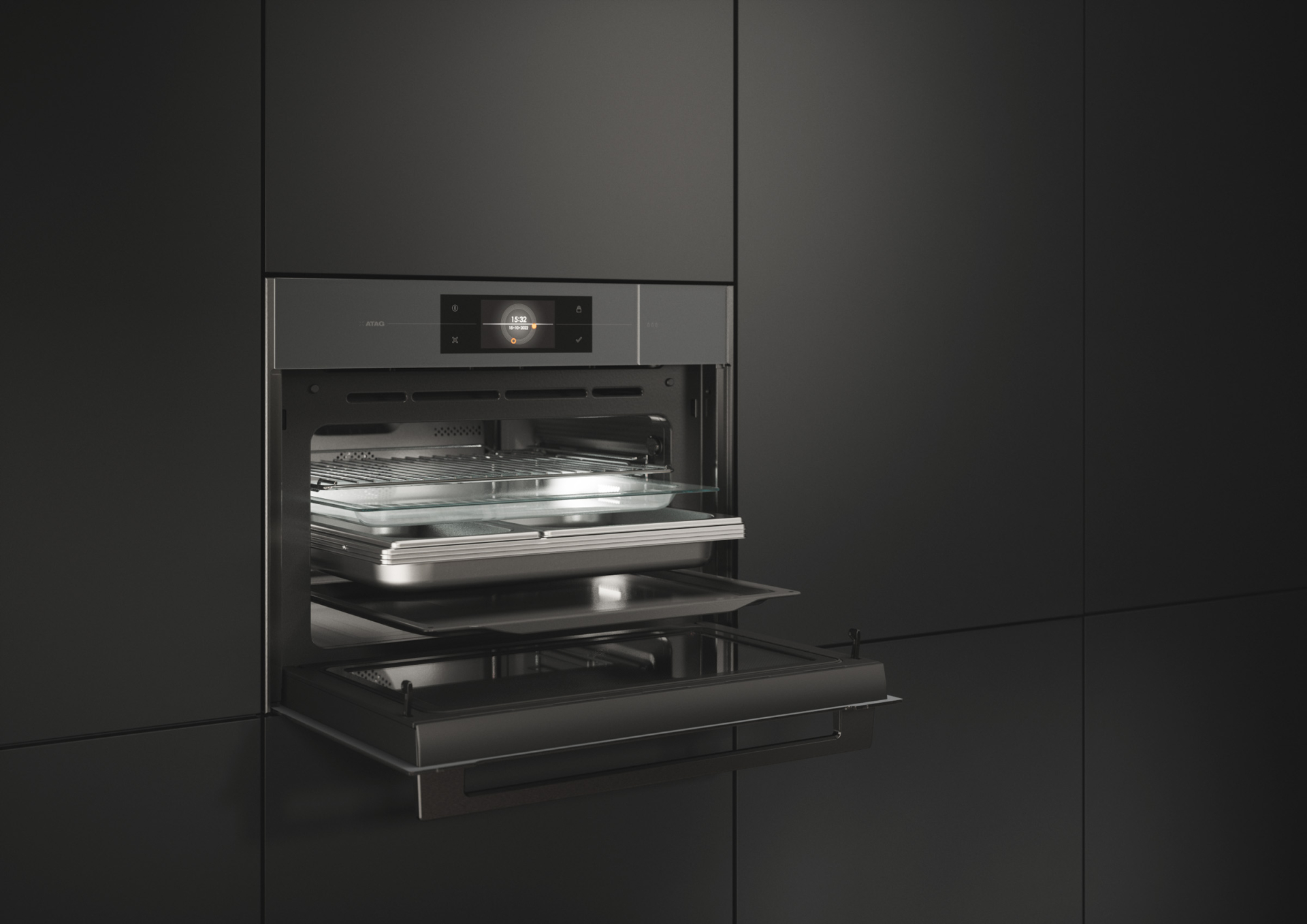 ATAG multifunctionele oven - combi - 45cm - CSX4685M