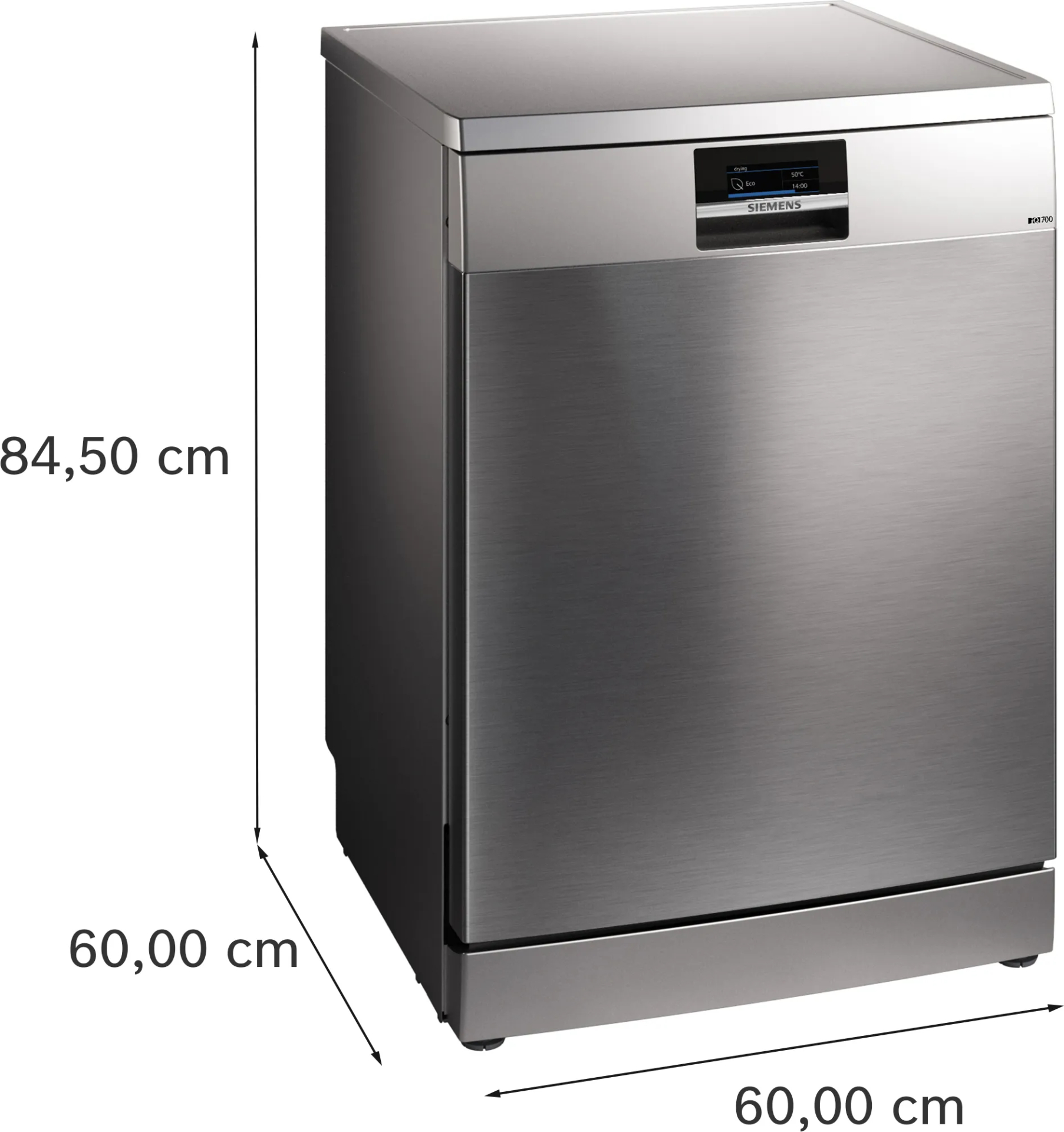SIEMENS IQ700 vrijstaande vaatwasser - SN27TI02CE
