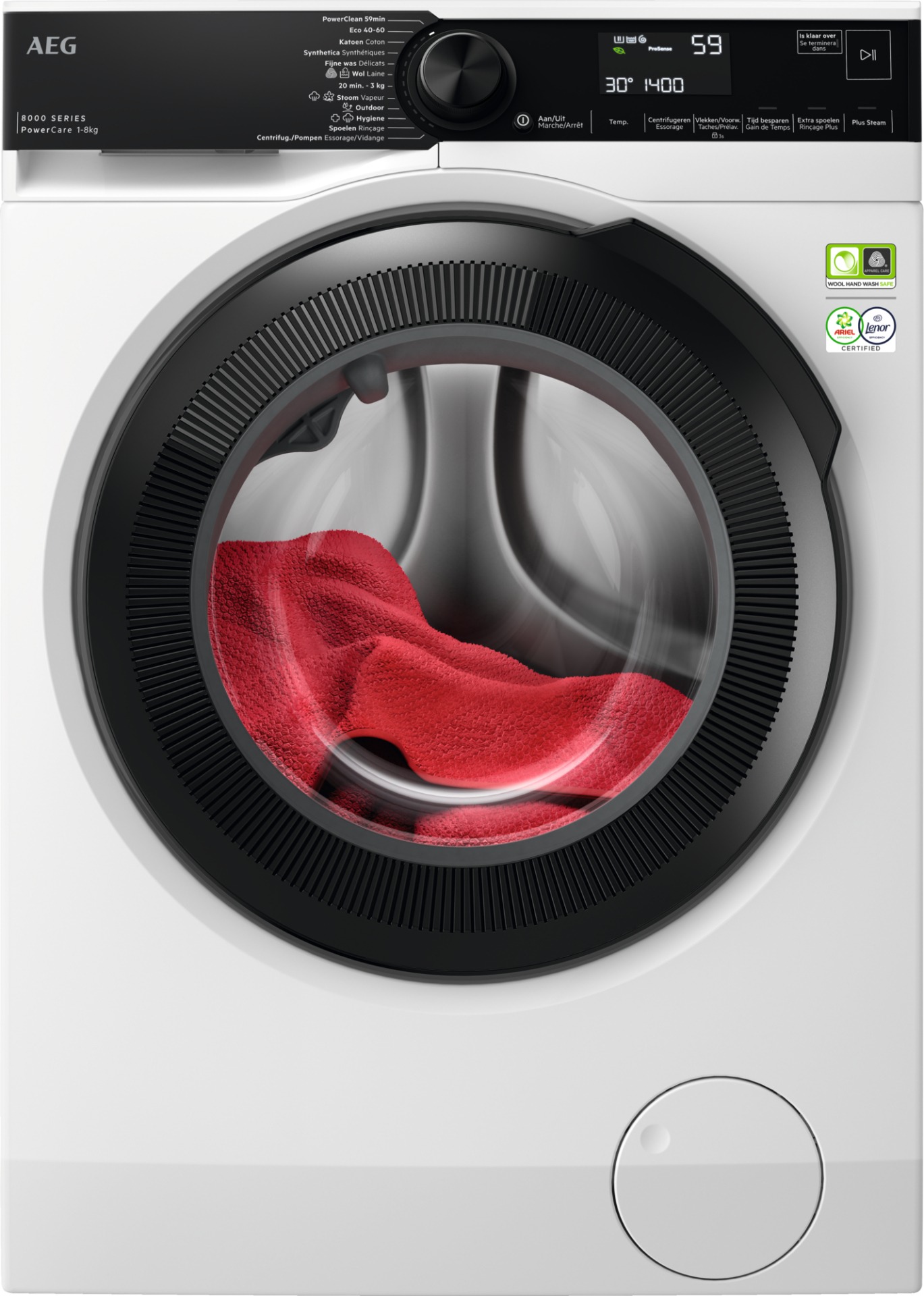 AEG 8000 wasmachine - LR86R844