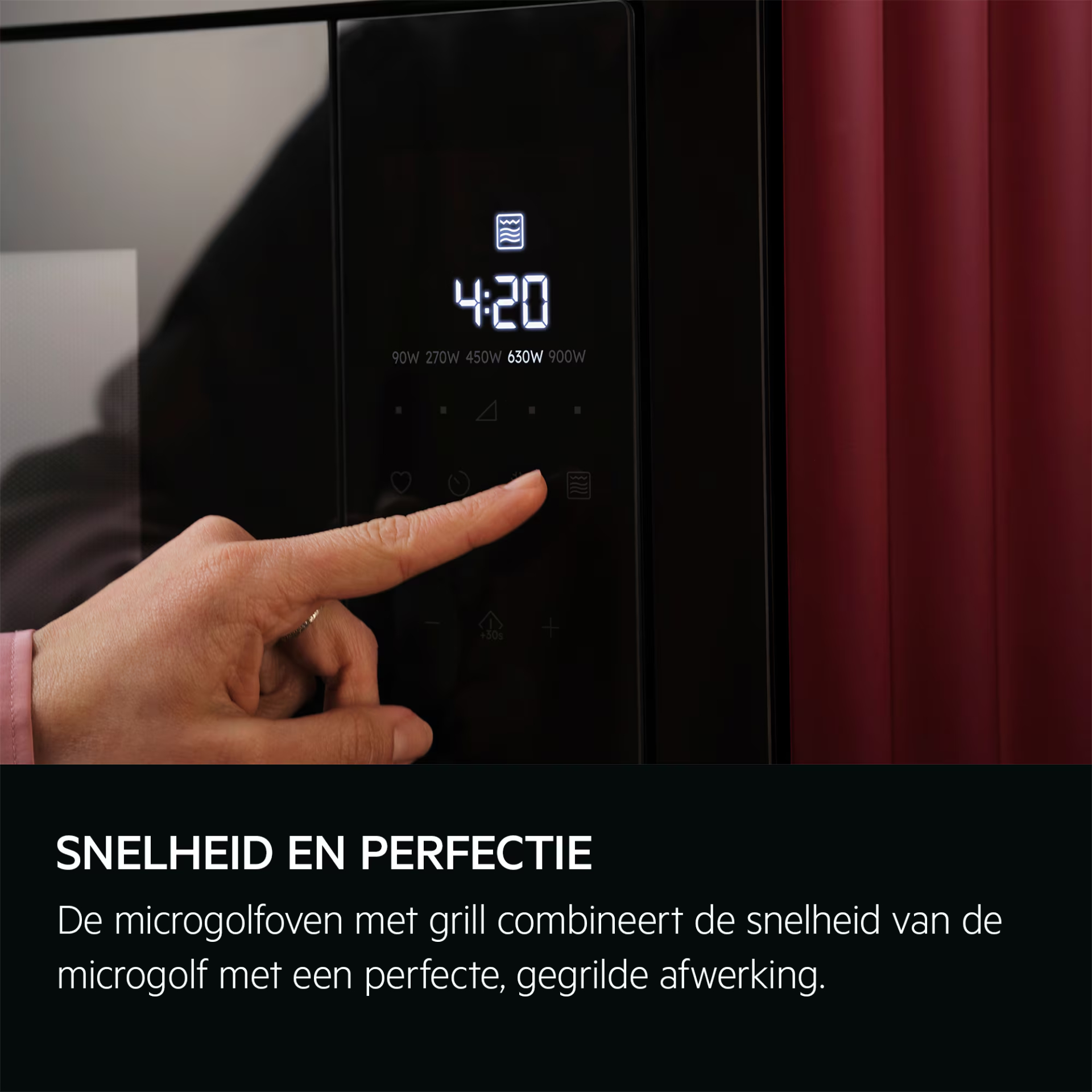 AEG 5000 Inbouw combi-microgolfoven met grill - TS5GM25EB
