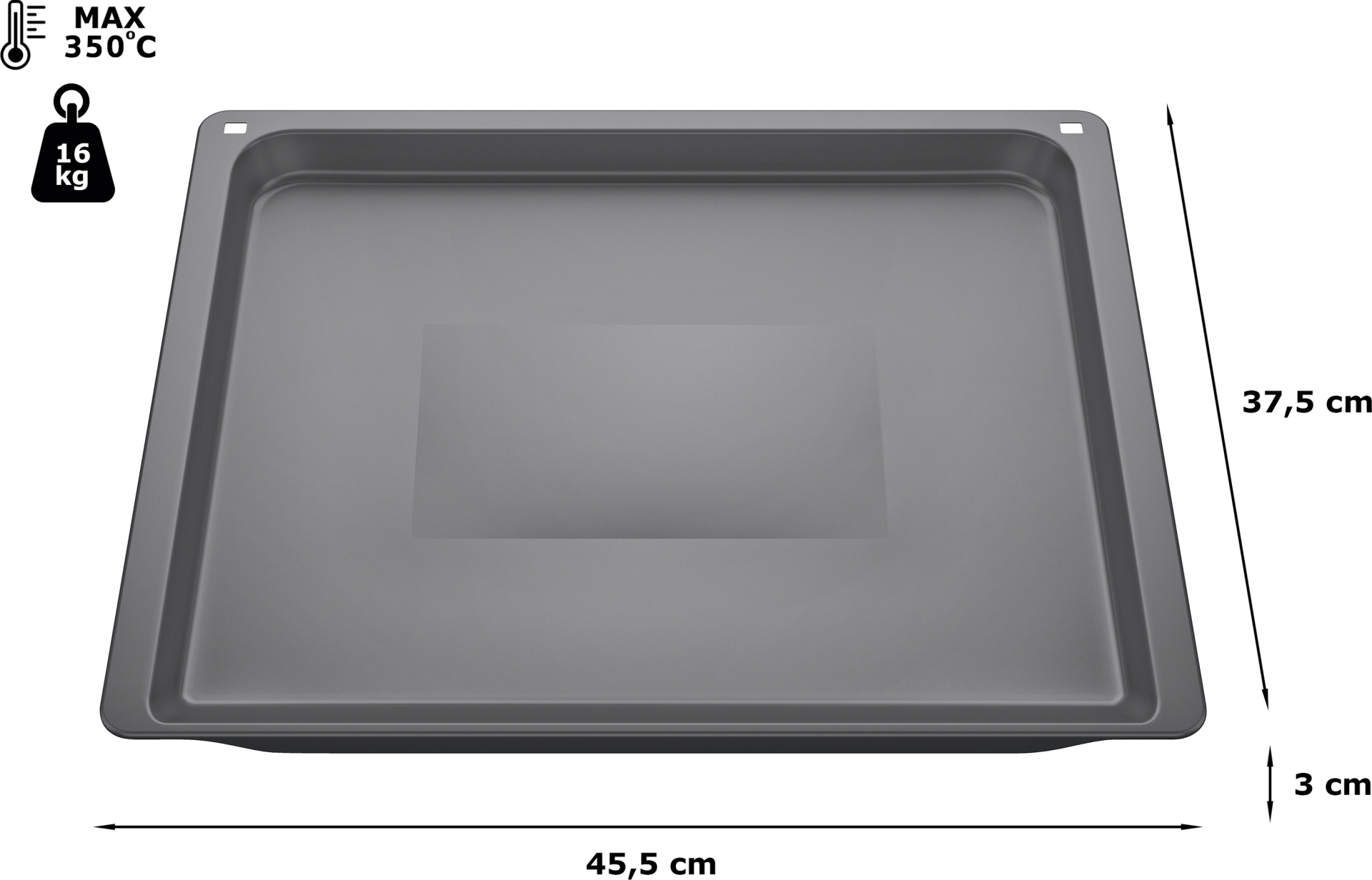 SIEMENS geëmailleerde bakplaat - HZ631070