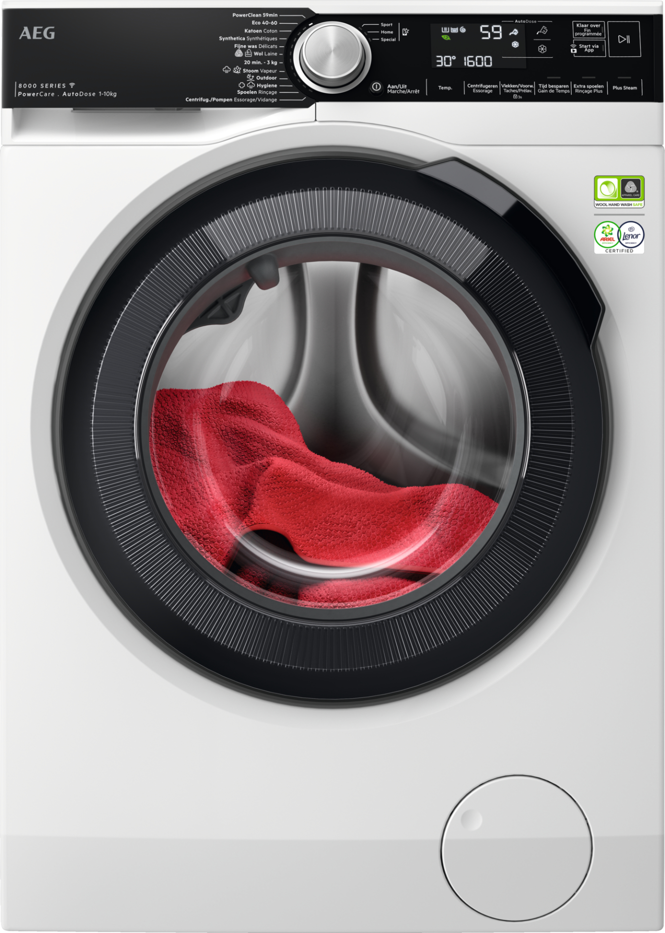 AEG 8000 wasmachine - LR87Q066