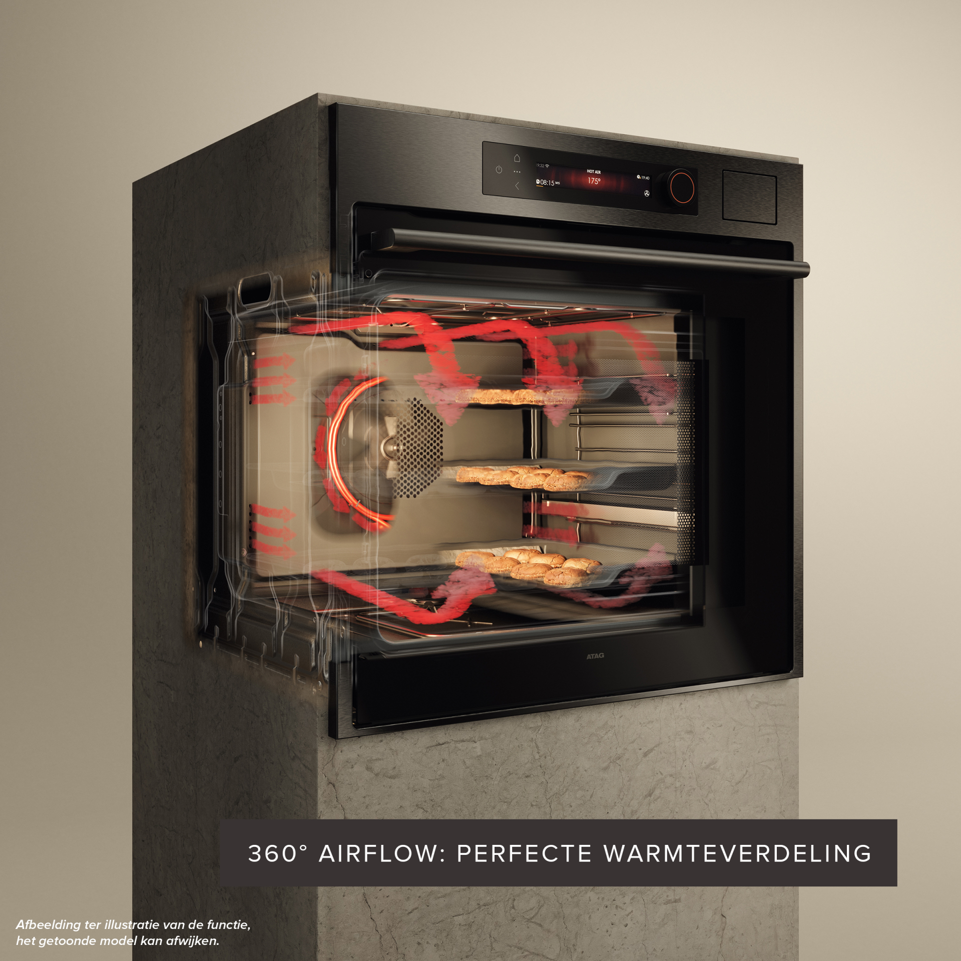 ATAG Inbouw oven met stoom - CS8471D