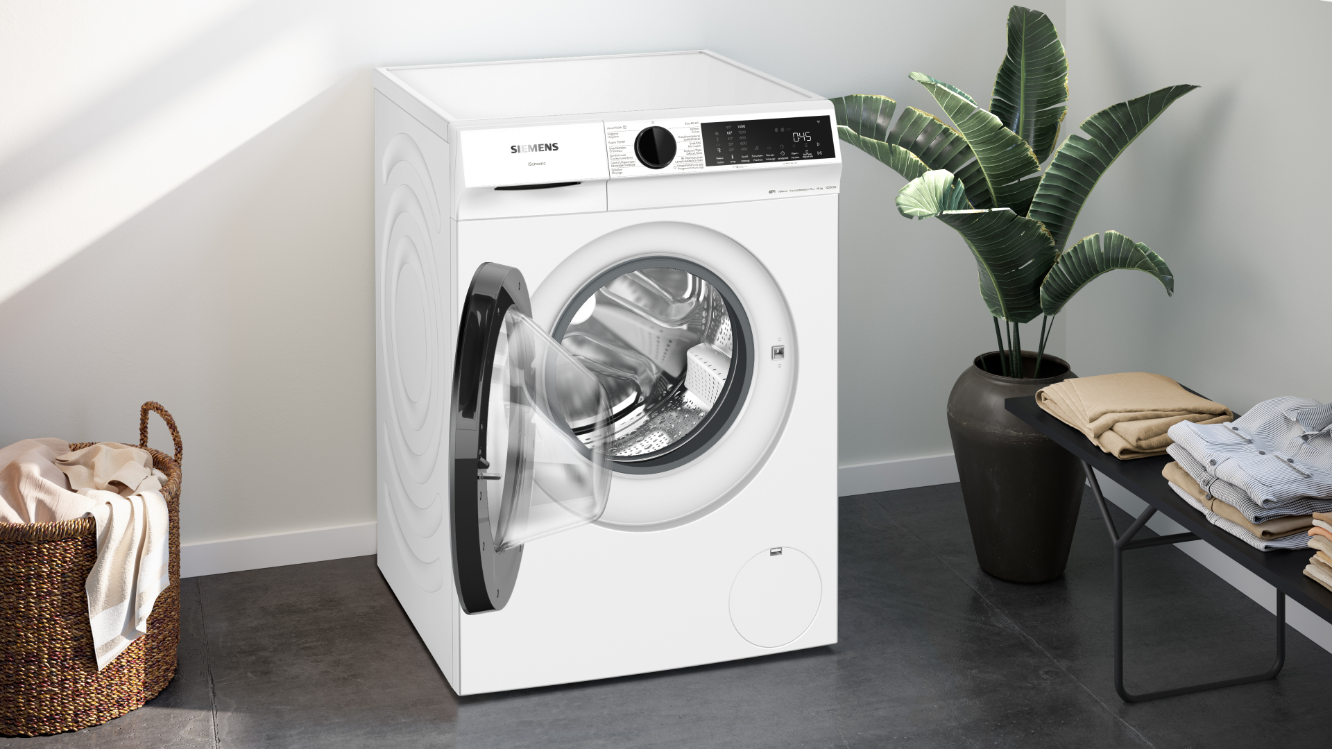 SIEMENS IQ500 Wasmachine 10 kg met stoom - WG54J202FG