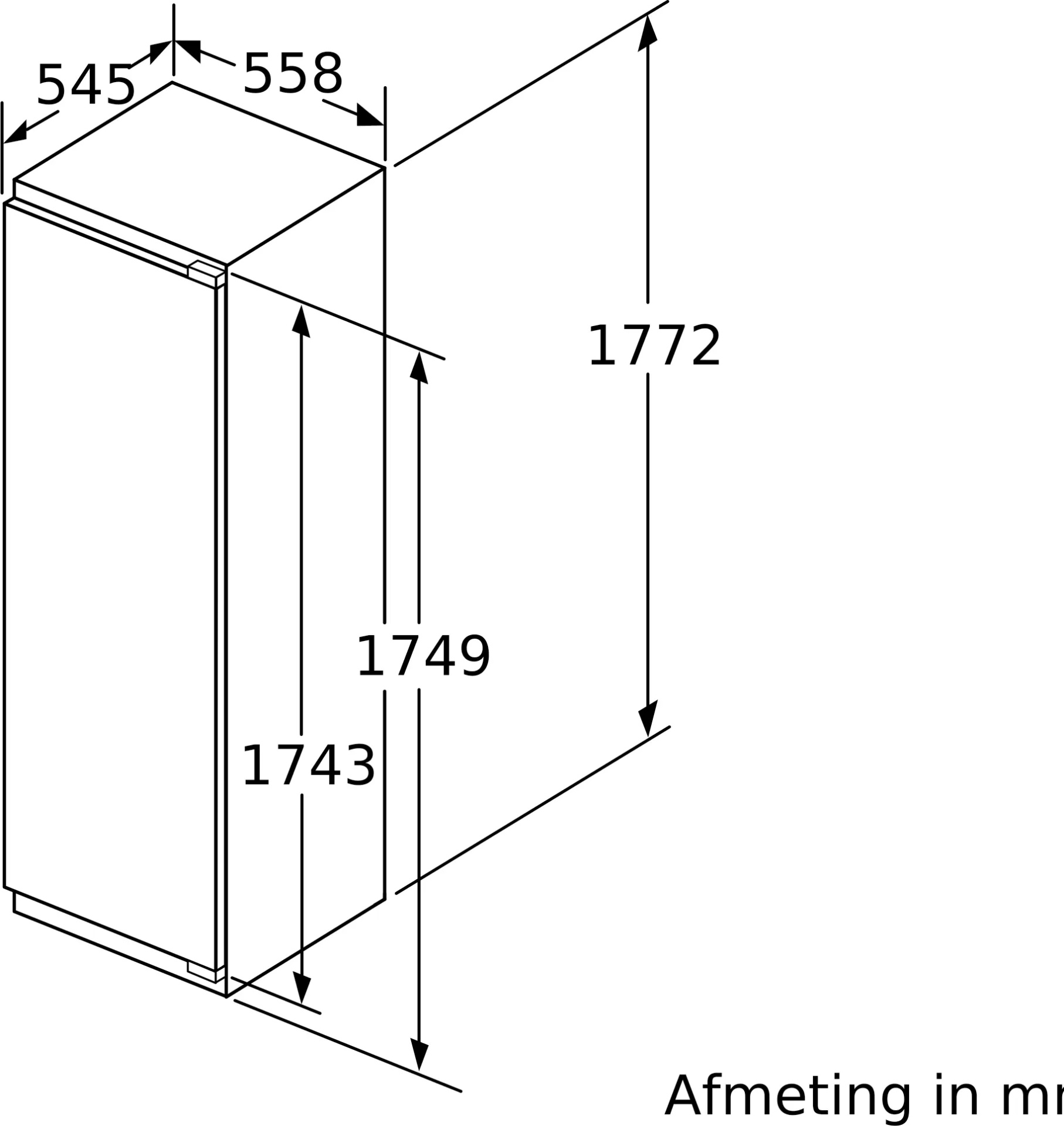 BOSCH SERIE 6 koelkast zonder vriesvak - 178cm - KIR81AFE0