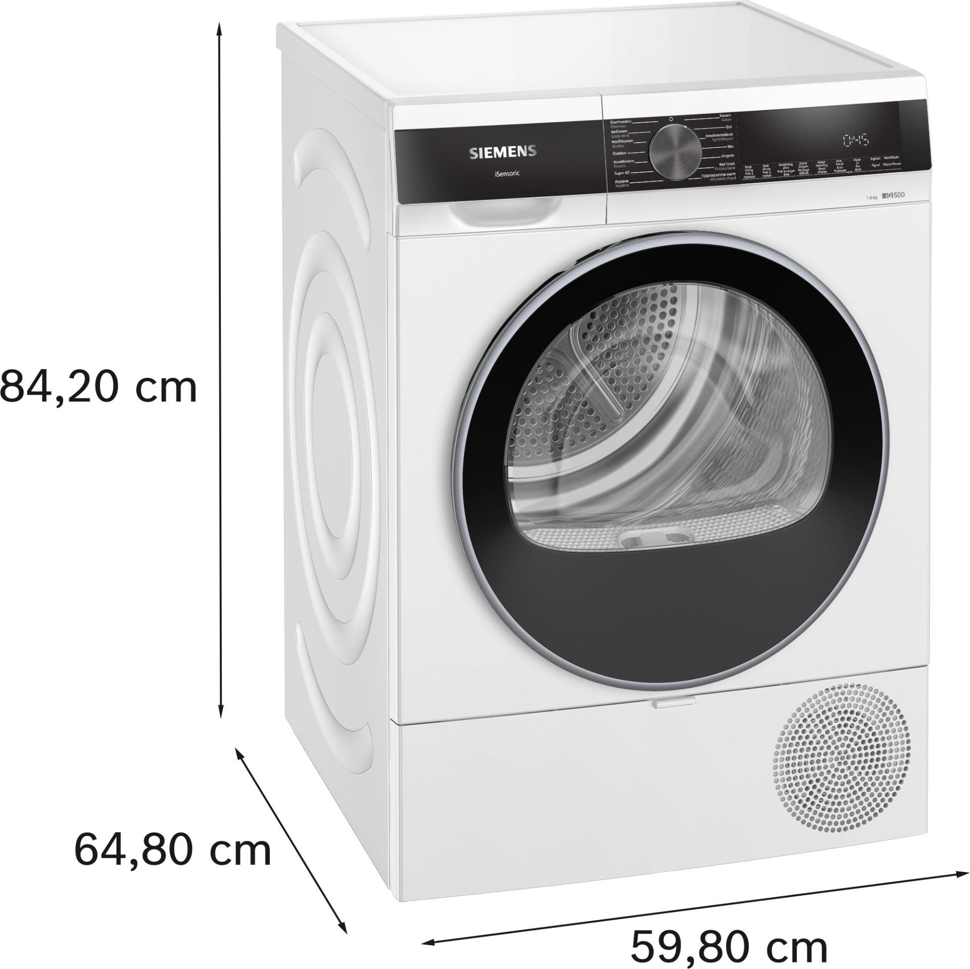 SIEMENS iQ500 Droogkast 8 kg - WQ33G2DLFG