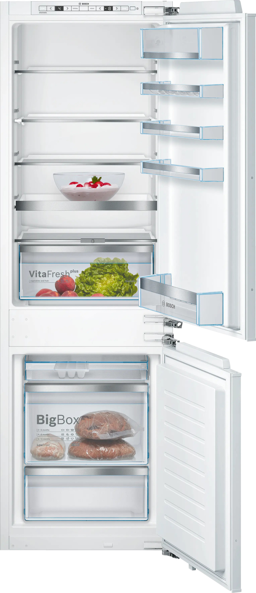 BOSCH SERIE 6 Inbouw koel-vriescombinatie 266 l - KIS86AFE0