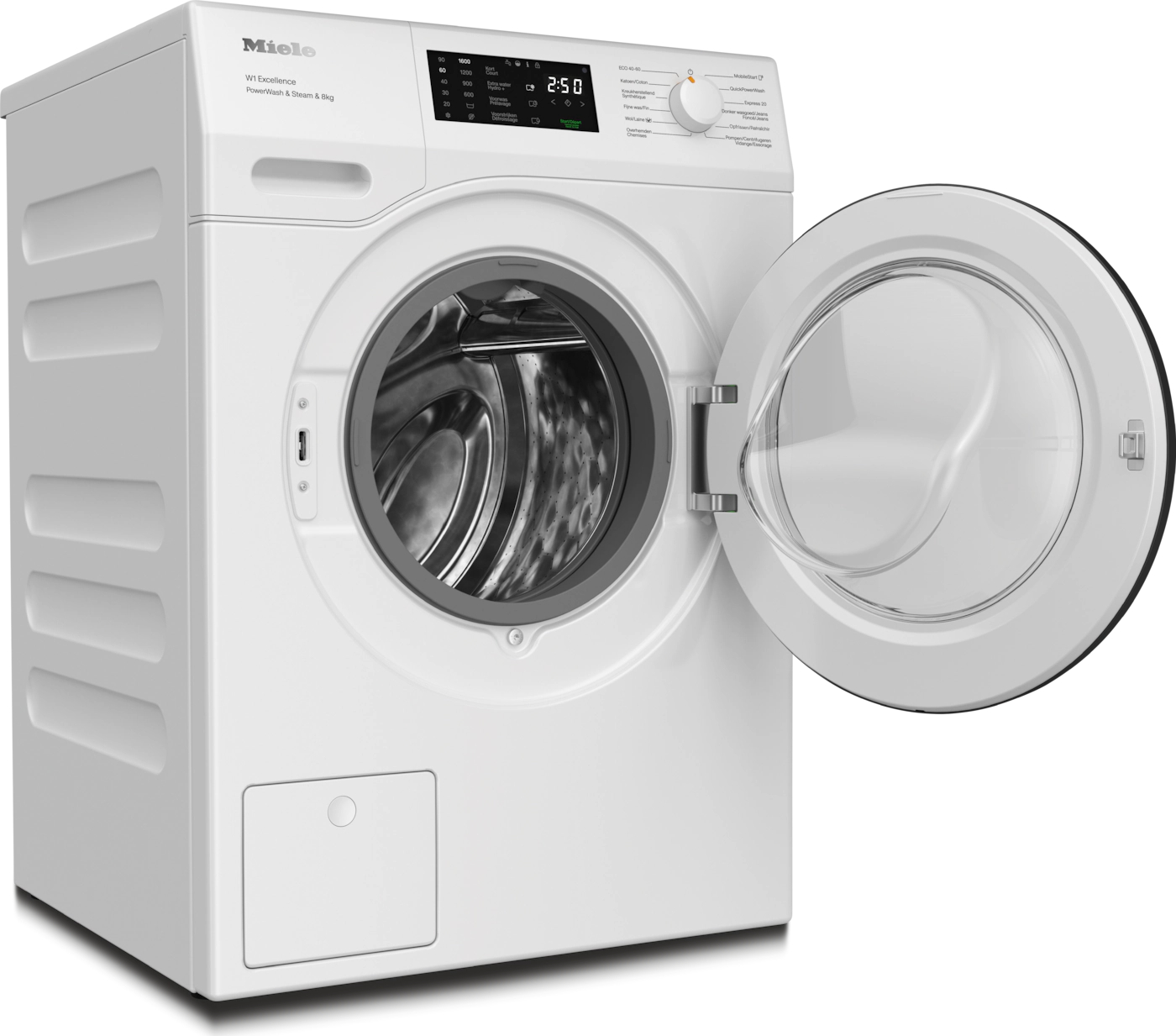 MIELE CHROME EDITION Wasmachine 8 kg - WEC395WPS