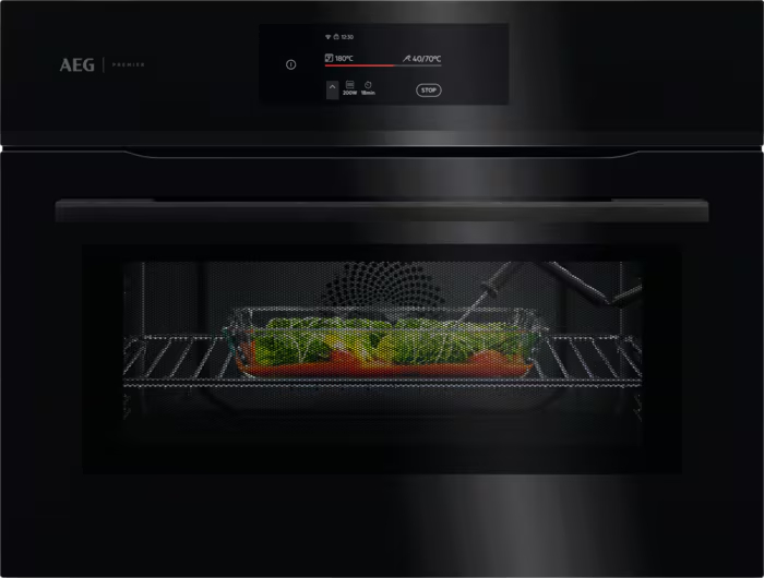 AEG 8000 multifunctionele oven met microgolfoven - 45cm - CM7600B
