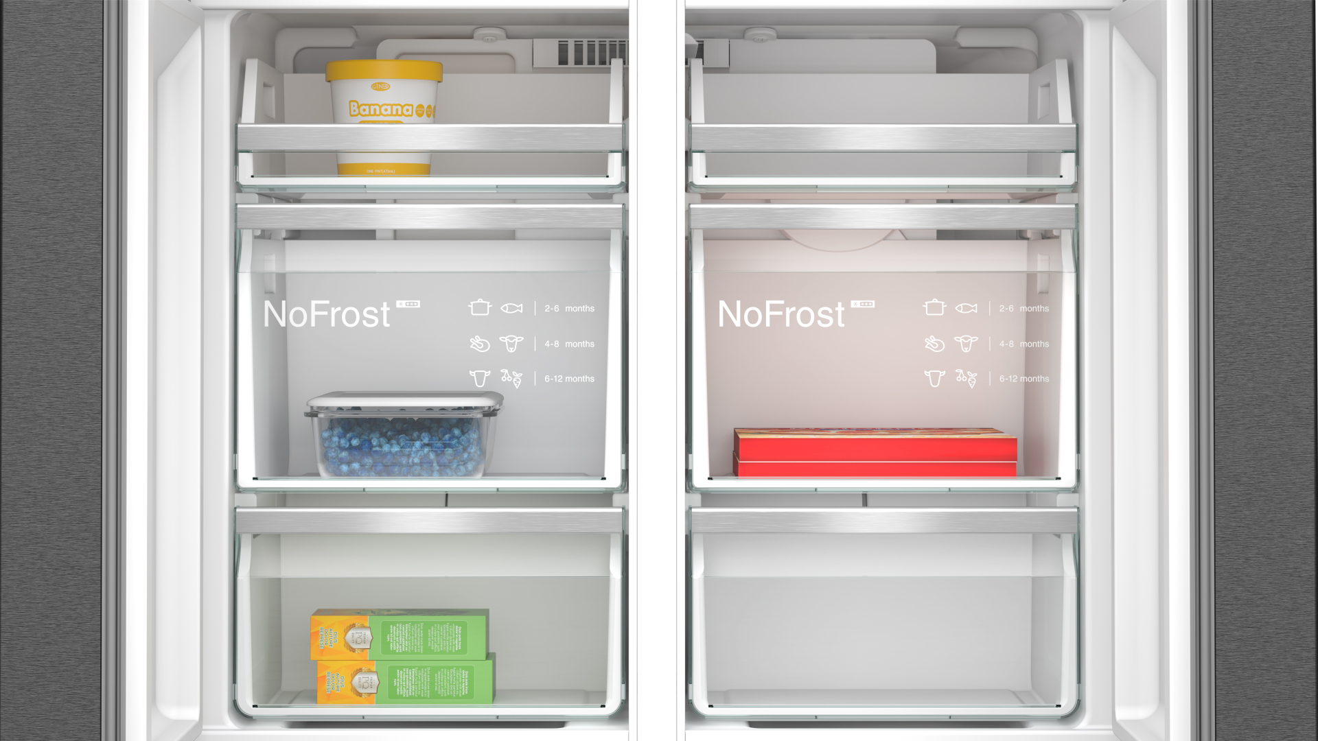 SIEMENS IQ500 side-by-side - 183cm - KF96DAXEA