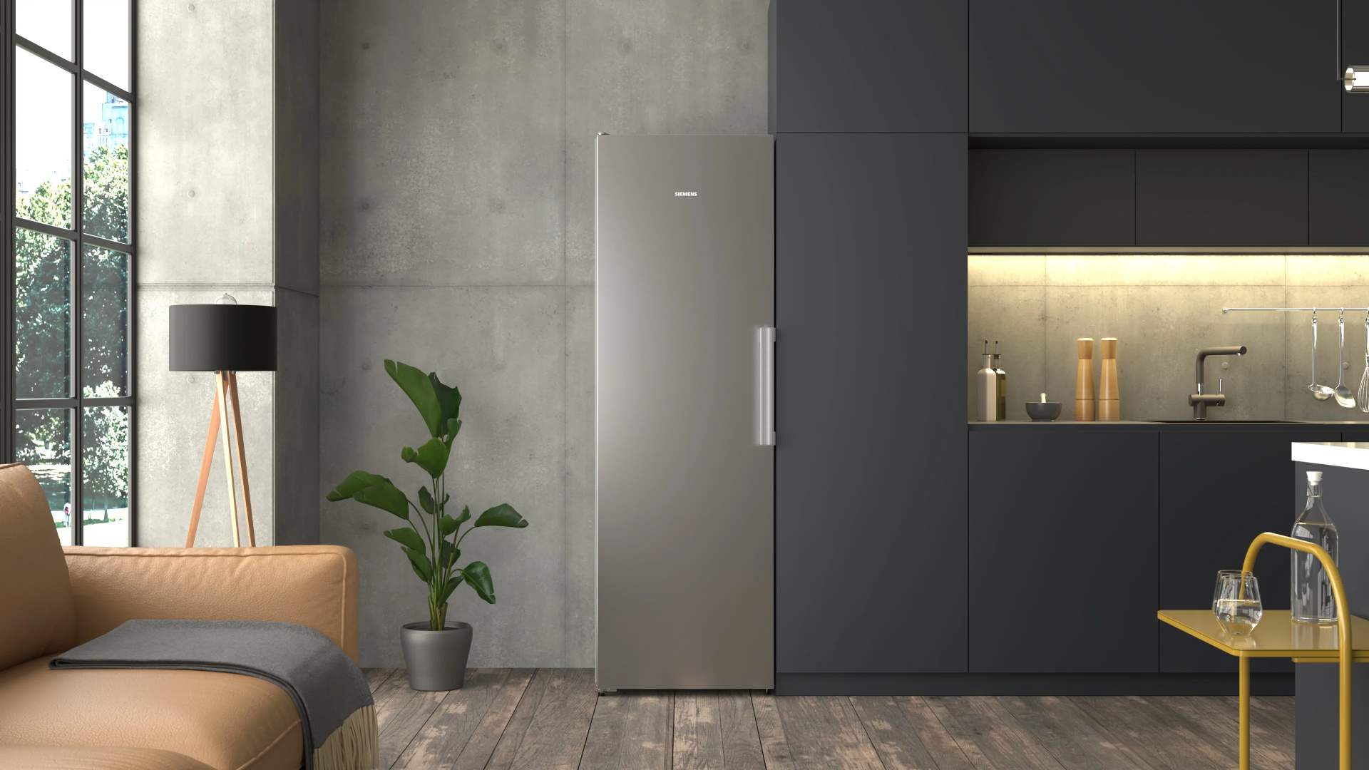 SIEMENS iQ300 Vrijstaande koelkast inox 402 l met 0°c-zone - KS36NVICG
