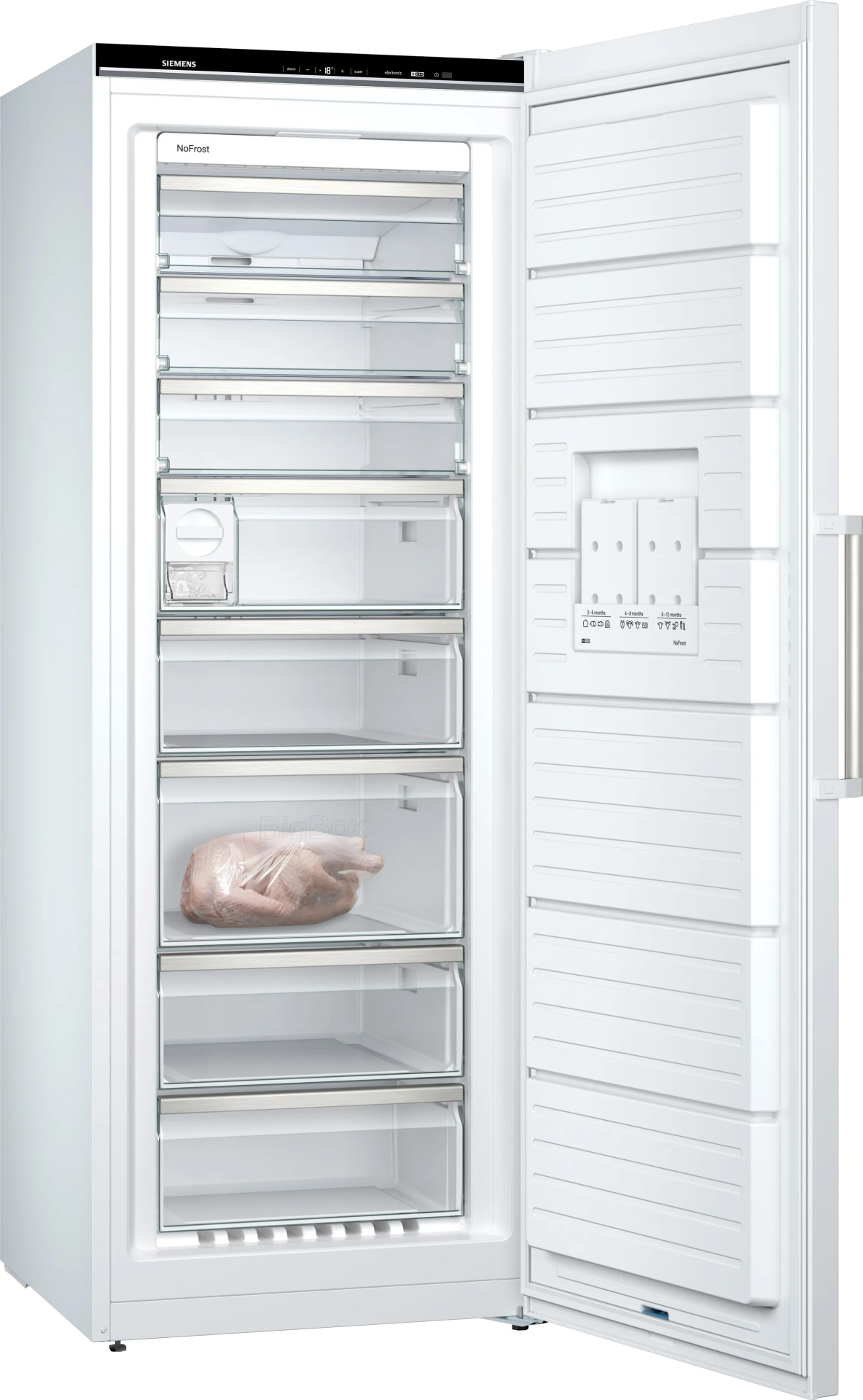 SIEMENS IQ500 vrijstaande vriezer - 191cm - GS58NAWDV